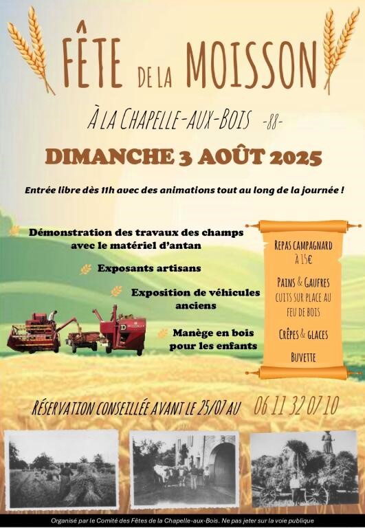 2025 Fte de la moisson affiche