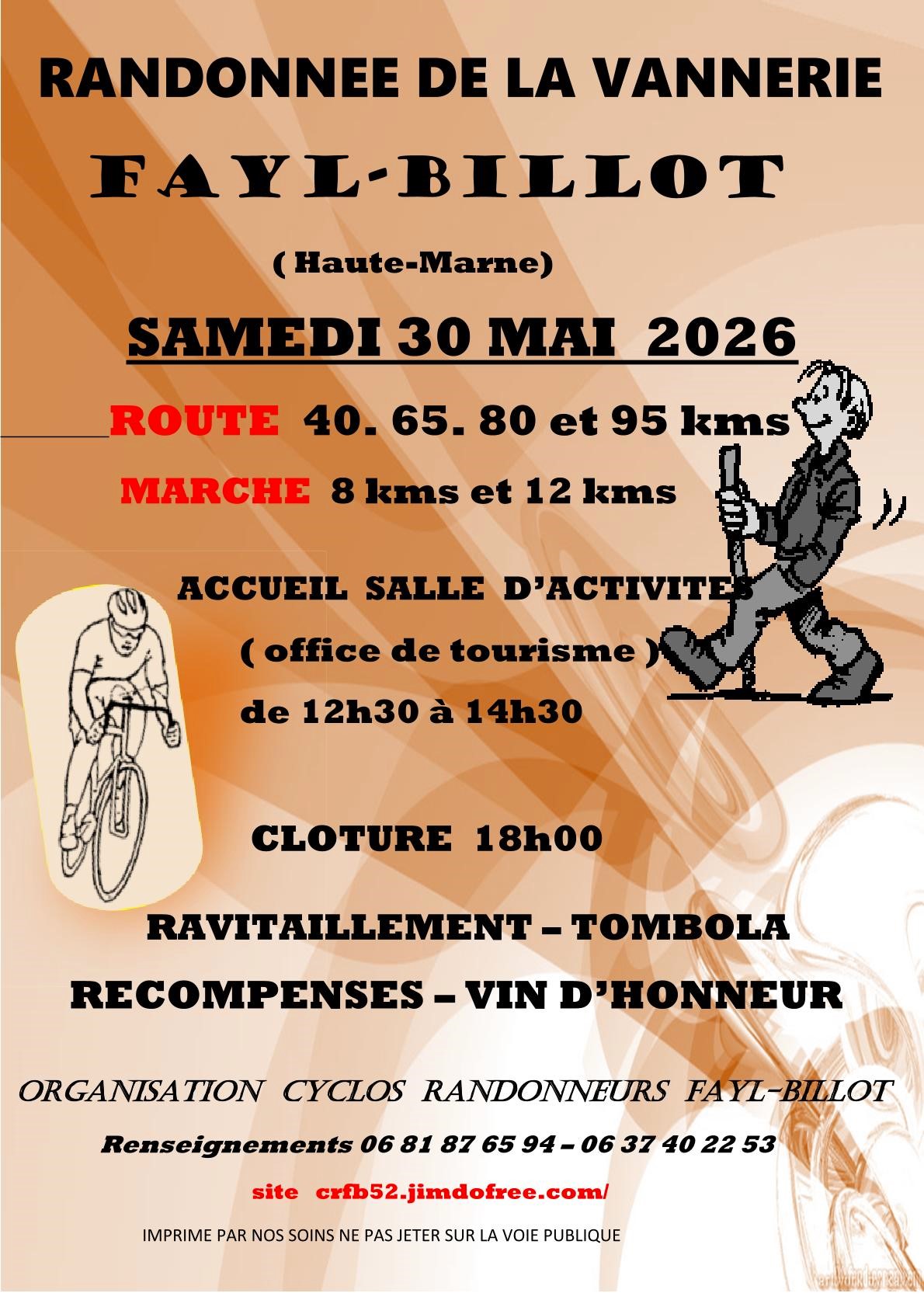 2026 Rando vannerie CRFB samedi 30 mai