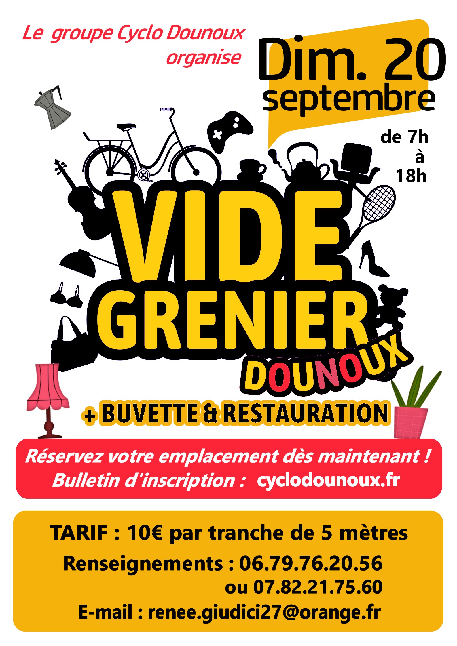 Vide-greniers 2026 affiche
